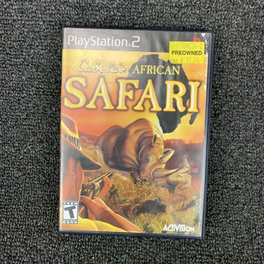 Cabelas Hunting PS2 Game Lot Of 4 (Playstation 2) Dangerous Hunts Safari Trophy